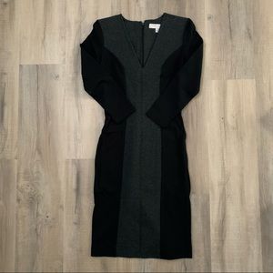 French Connection Colorblock Bodycon Midi Dress Size 4 / Small